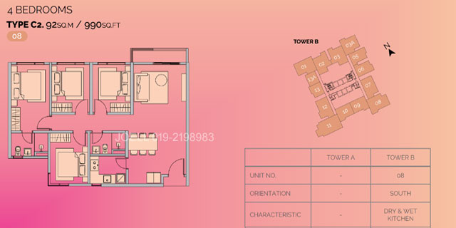 Milla-C2-layout-990sf